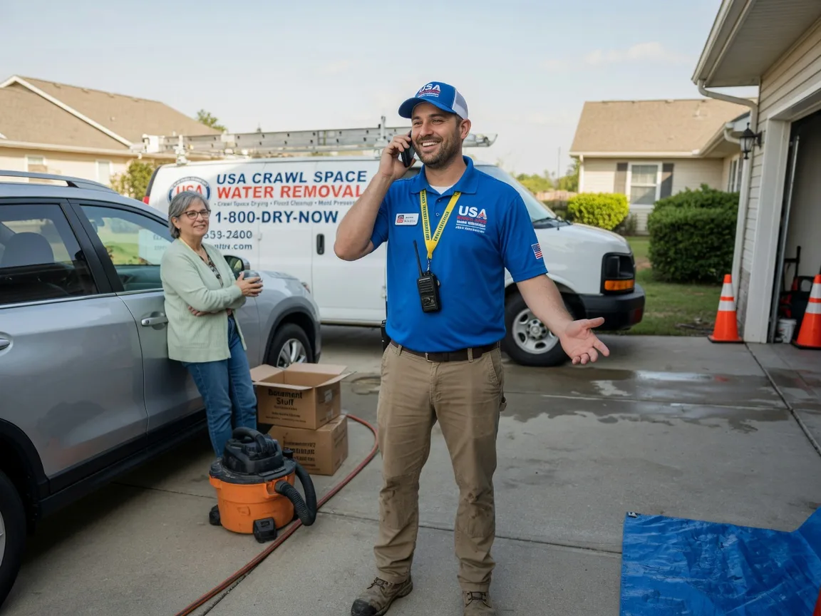 Crawl Space Water Removal Vici, OK FAQs